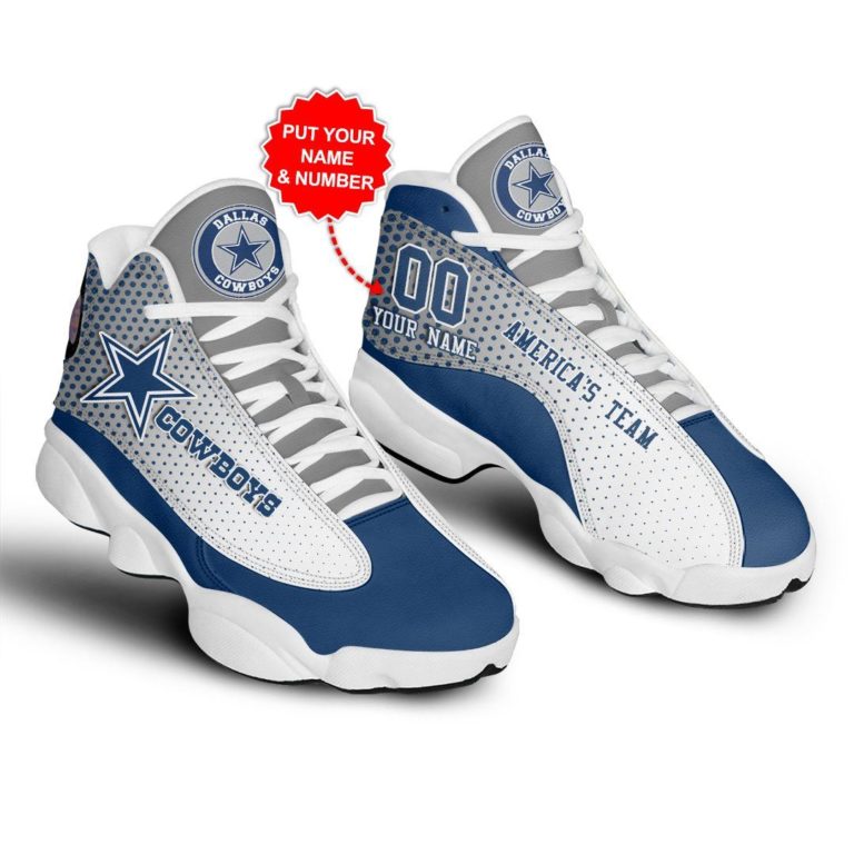 Dallas Cowboys Team Air Jordan 13 Shoes