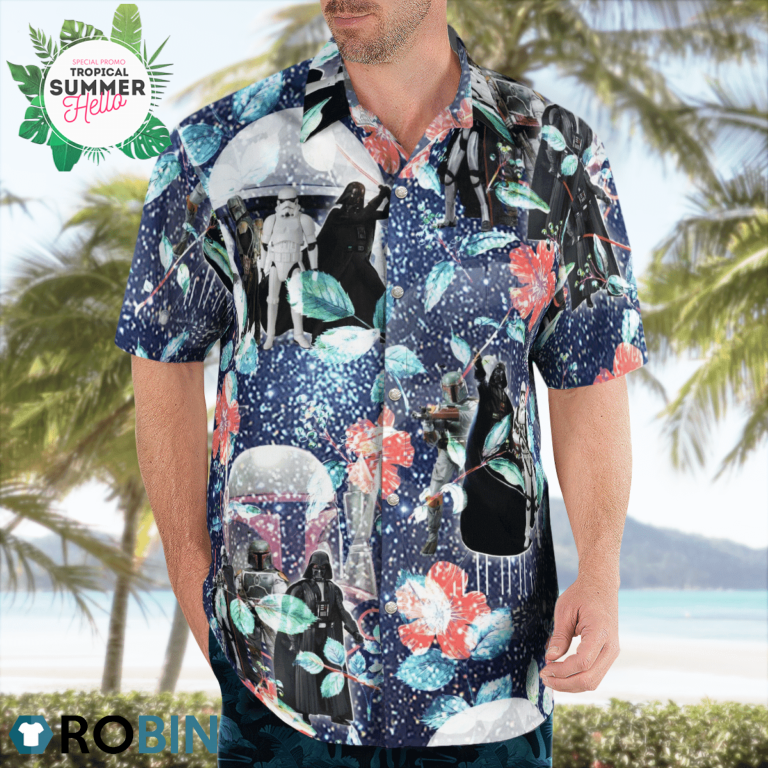 Darth Vader Boba Fett And Stormtrooper Star Wars Hawaiian Shirts