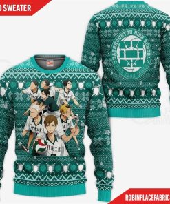 Dateko Ugly Christmas Sweater Date Tech High Haikyuu Xmas