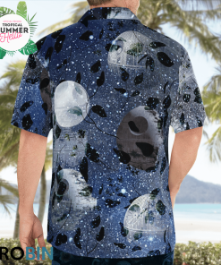 Death Star Wars Hawaiian Shirts, Casual Button Down Short Sleeve Shirt