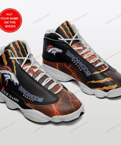 Denver Broncos Personalized Air Jordan 13 Sneakers