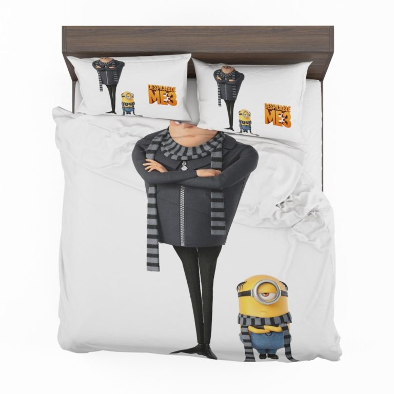 Despicable Me 3 Movie Gru Stuart Bedding Set