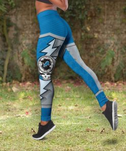 Detroit Lions Grateful Dead High Waist Leggings