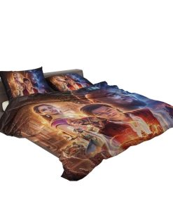 Disney Aladdin Movie Will Smith Mena Massoud Naomi Scott Duvet cover and Pillow Case