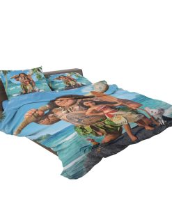 Disney Moana Princess and Maui Movie Theme Comforter Set