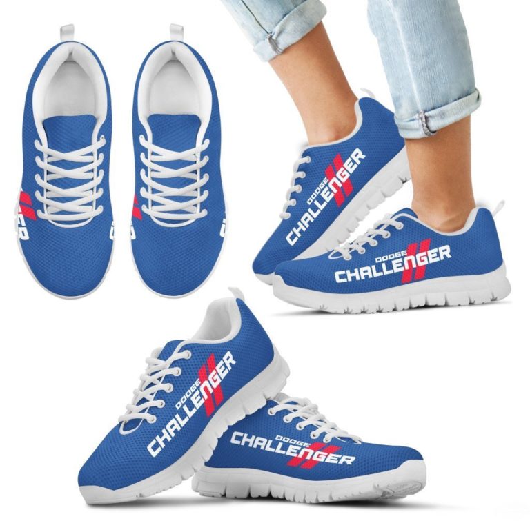 Dodge Challenger Breathable Running Shoes Blue