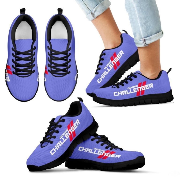 Dodge Challenger Breathable Running Shoes Purple