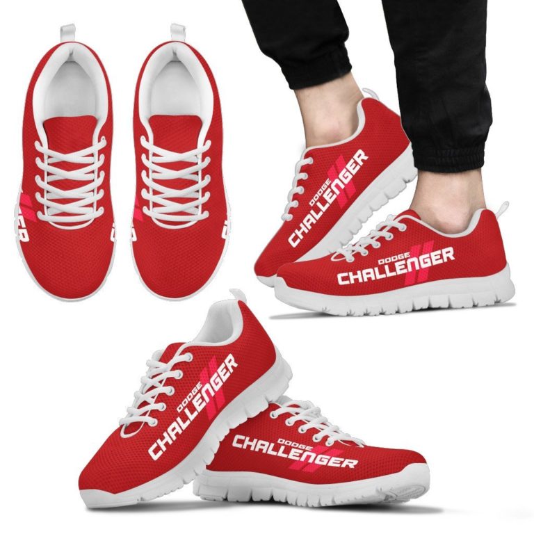Dodge Challenger Breathable Running Shoes Red