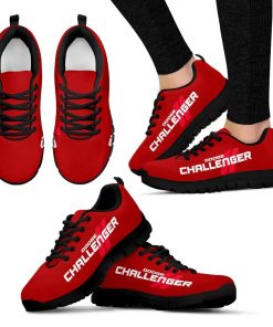 Dodge Challenger Breathable Running Shoes Red Dodge Challenger Breathable Running Shoes Red