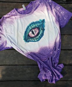 Dragon Halloween Fantasy Bleached T-Shirt