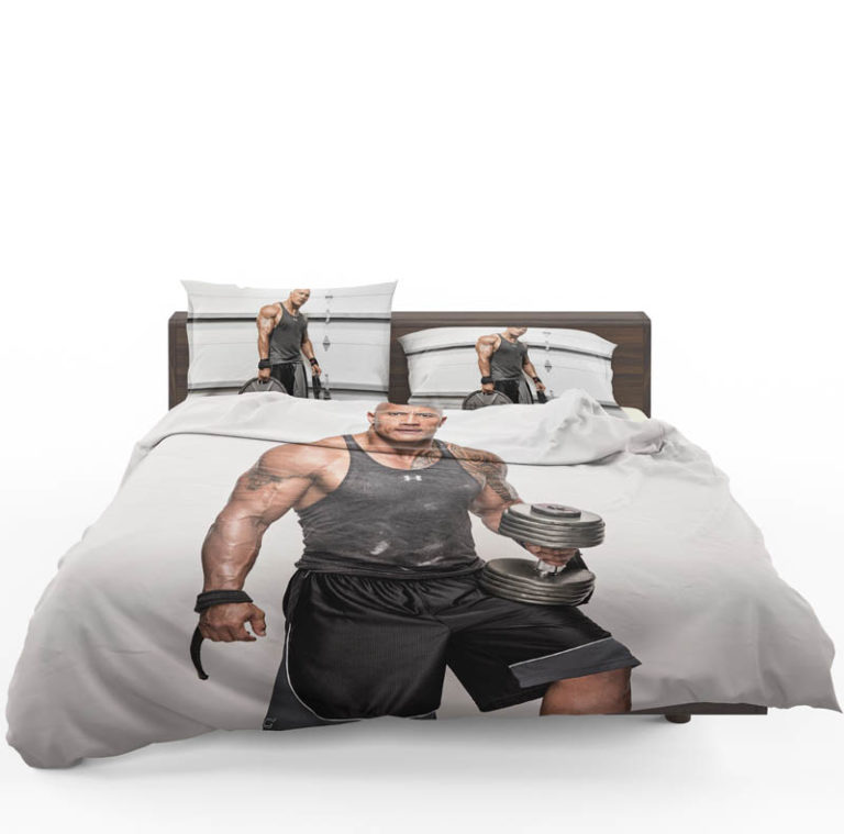 Dwayne Johnson the Rock  Duvet cover and Pillow Case