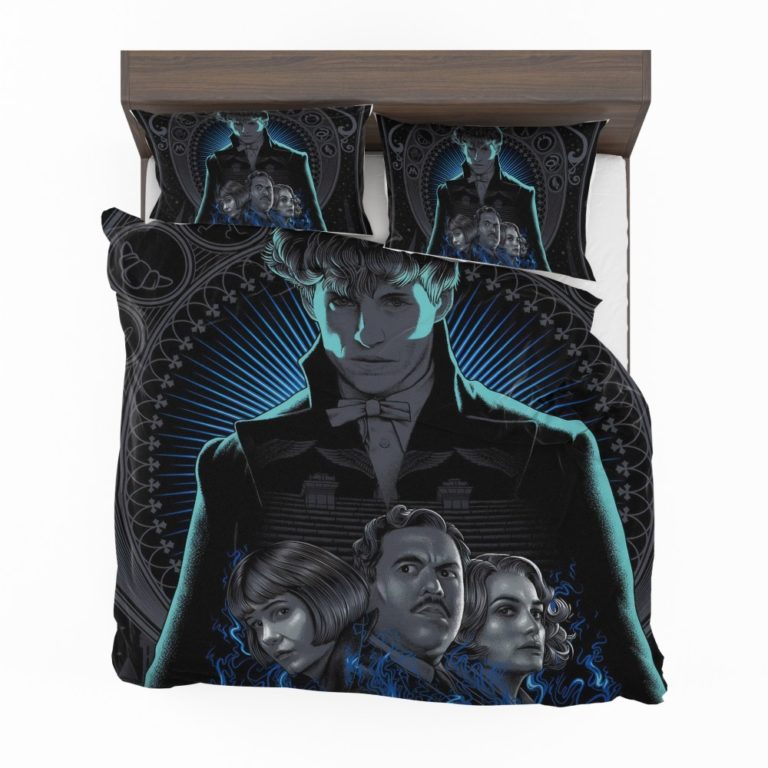 Fantastic Beasts The Crimes of Grindelwald Movie Eddie Redmayne Katherine Waterston Bedding Set