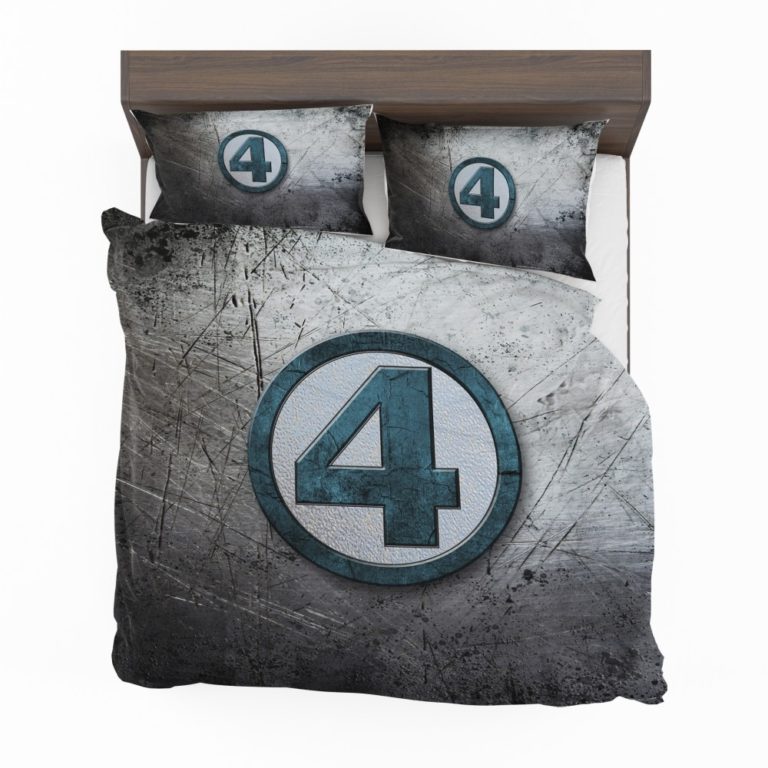 Fantastic Four Logo Marvel Comics Bedding Set