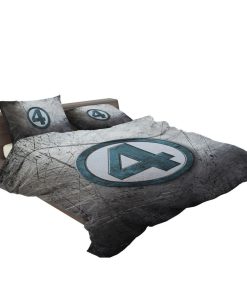 Fantastic Four Logo Marvel Comics Bedding Set Fantastic Four Logo Marvel Comics Bedding Set