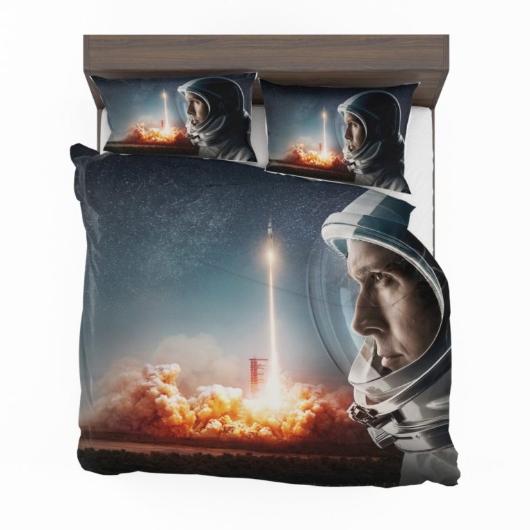 First Man Movie Astronaut Ryan Gosling Duvet cover and Pillow Case