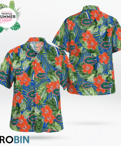 Florida Gators Hawaiian Shirts, Casual Button Down Short Sleeve Shirt