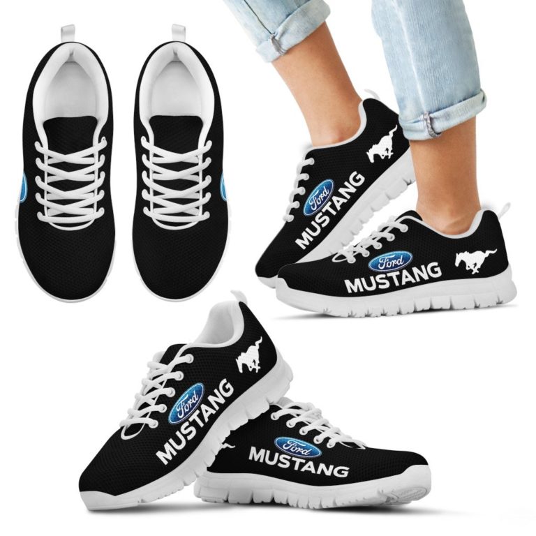 Ford Mustang Breathable Running Shoes Black