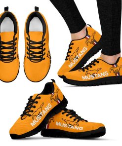 Ford Mustang Breathable Running Shoes Blaze Tricoat Yellow Ford Mustang Breathable Running Shoes Blaze Tricoat Yellow
