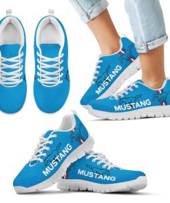 Ford Mustang Breathable Running Shoes Grabber Blue Ford Mustang Breathable Running Shoes Grabber Blue