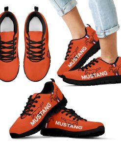 Ford Mustang Breathable Running Shoes Orange Ford Mustang Breathable Running Shoes Orange