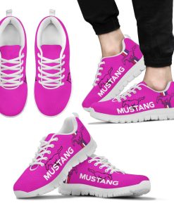 Ford Mustang Breathable Running Shoes Pink Ford Mustang Breathable Running Shoes Pink