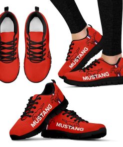 Ford Mustang Breathable Sport Shoes Red Ford Mustang Breathable Sport Shoes Red
