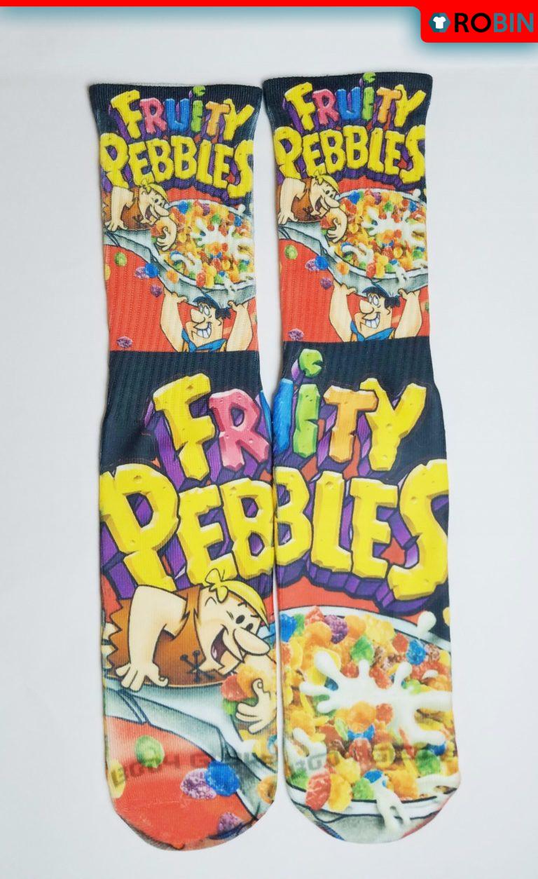 Fruity Pebbles Black socks