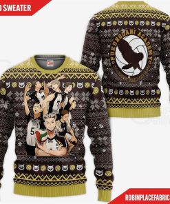 Fukurodani Academy Ugly Christmas Sweater Haikyuu Anime Xmas