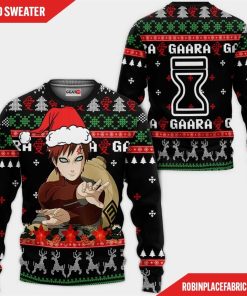 Gaara Ugly Christmas Sweater Custom Naruto Anime Xmas Gifts
