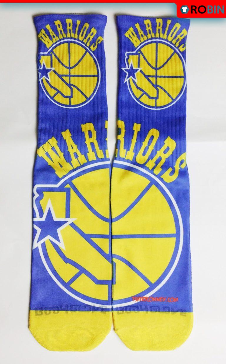 Golden State Warriors blue socks