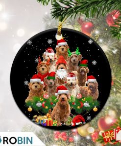 Goldendoodle Christmas Tree Lights Christmas Ornament Goldendoodle Christmas Tree Lights Christmas Ornament