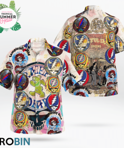 Grateful Dead Band Hawaiian Shirts Grateful Dead Band Hawaiian Shirts