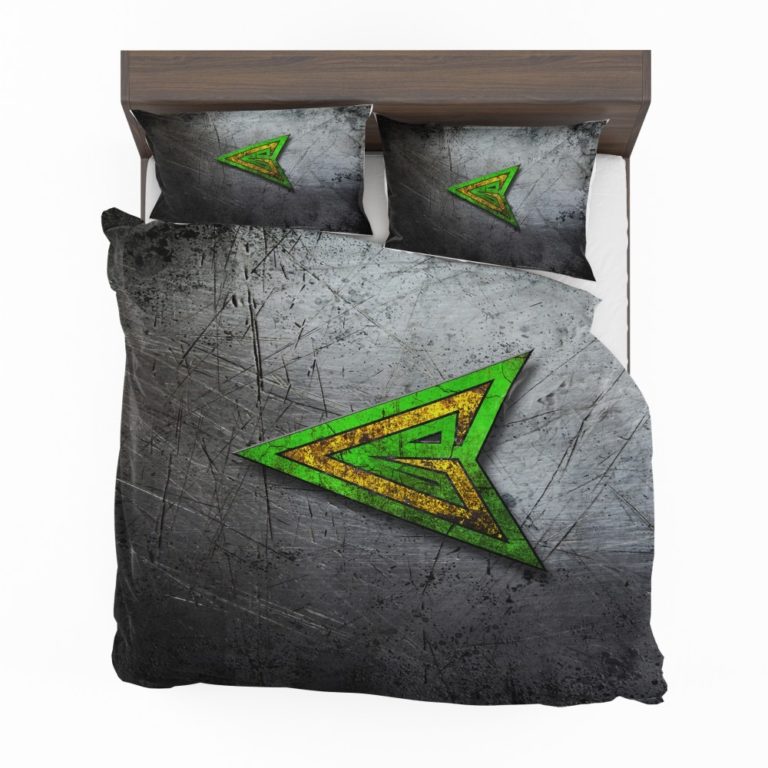 Green Arrow Logo DC Comics Bedding Set