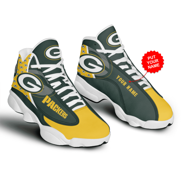 Green Bay Packers Air Jordan 13 Shoes – RBJD1356