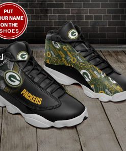 Green Bay Packers Personalized Air JD13 Custom Sneakers