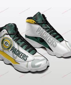 Green Bay Packers Personalized Football Air Jordan 13 Shoes