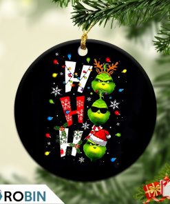 Grinch Ho Ho Ho Merry Christmas 2021 Ornament