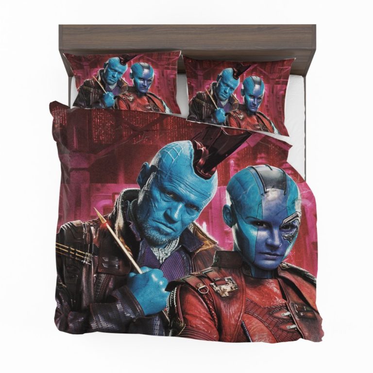 Guardians of the Galaxy Vol 2 Movie Karen Gillan Michael Rooker Nebula Marvel Comics Yondu Udonta Bedding Set
