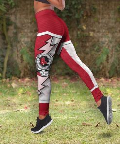 High Waist Leggings Boston Red Sox Grateful Dead