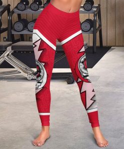 High Waist Leggings Cleveland Indians Grateful Dead