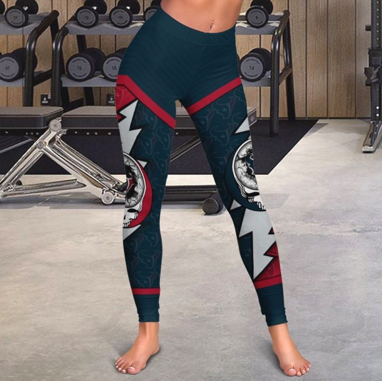 High Waist Leggings Houston Texans Grateful Dead