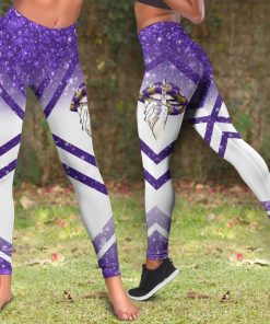 High Waist Leggings Minnesota Vikings Shut The Fuckup