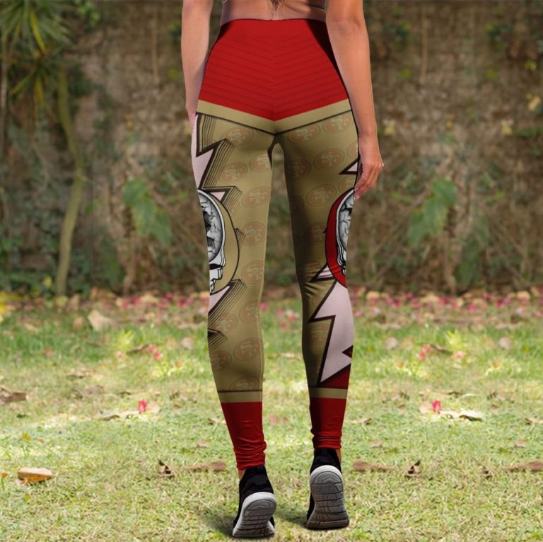 High Waist Leggings San Francisco 49ers Grateful Dead