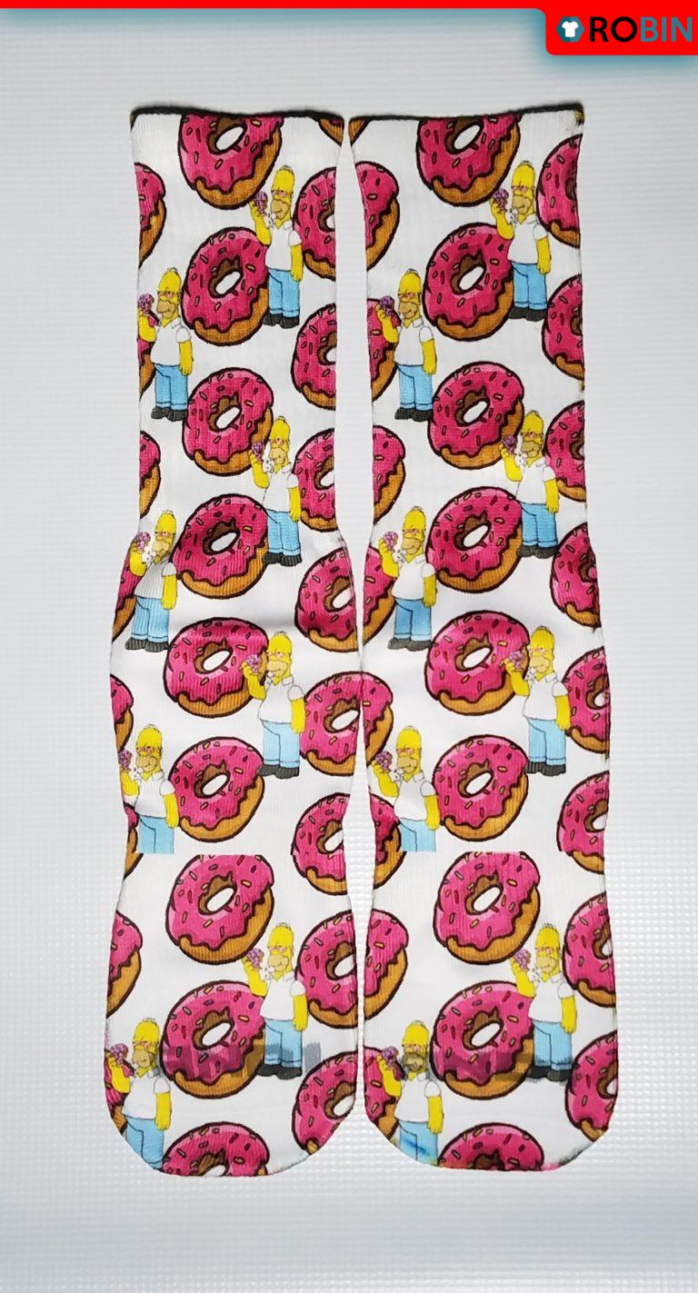 Homer doughnut socks