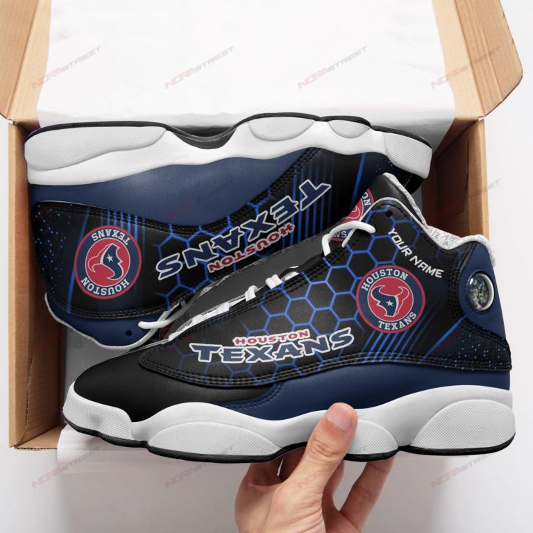 Houston Texans Football Personalized Air JD13 Sneakers