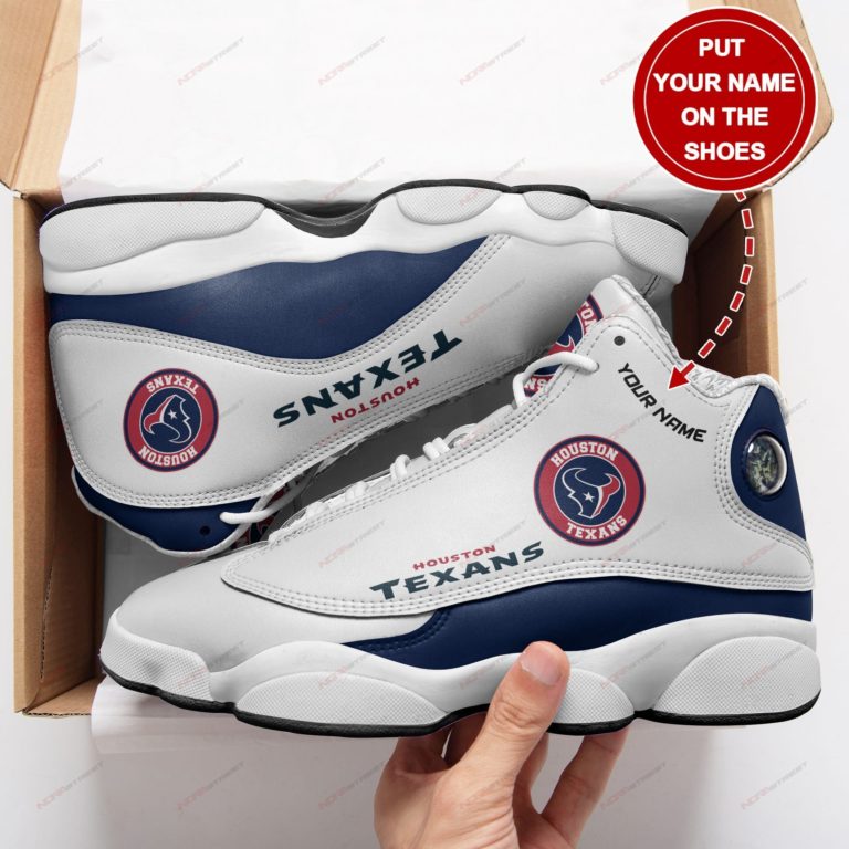 Houston Texans Personalized Air JD13 Sneakers