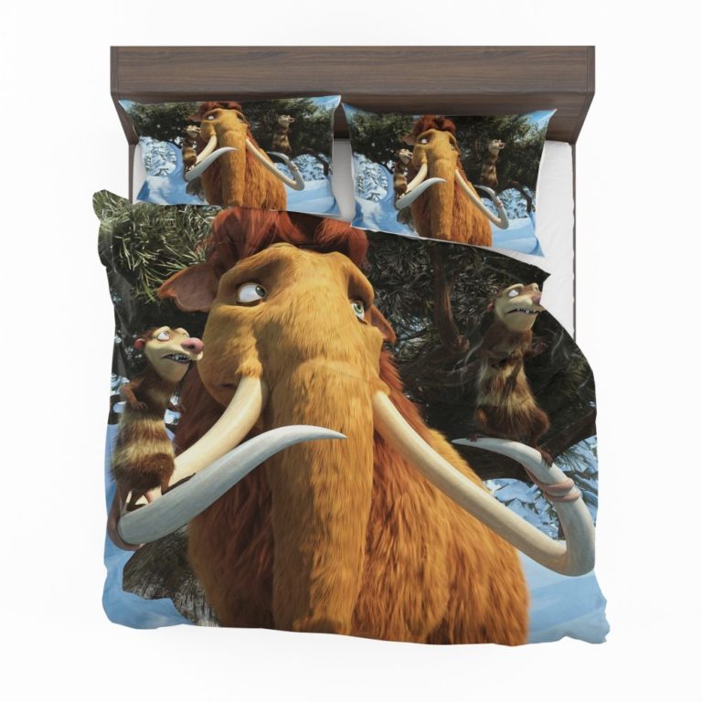 Ice Age Dawn of the Dinosaurs Movie Duvet cover and Pillow Case