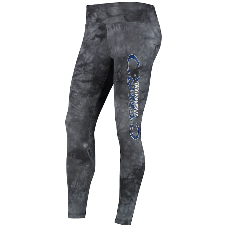 Indianapolis Colts Burst Tie Dye Leggings
