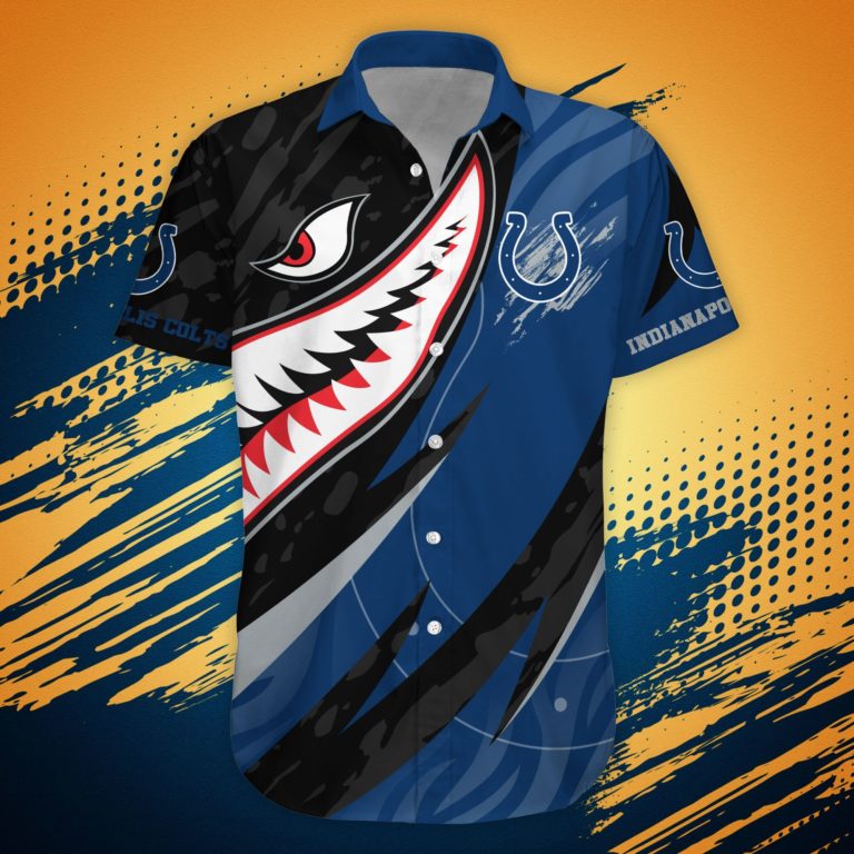 Indianapolis Colts NFL Hawaiian Shirt Shark Summer