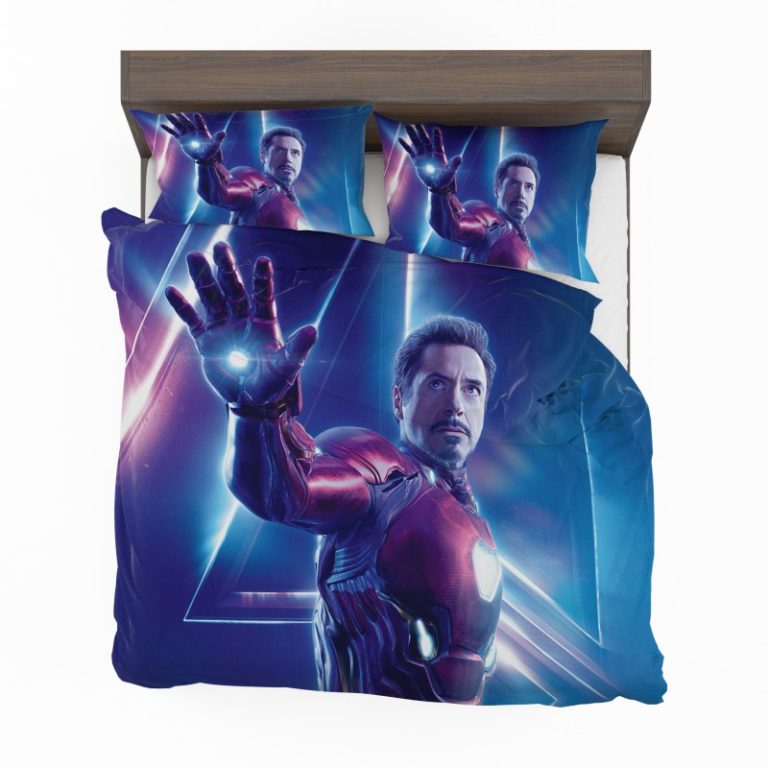 Iron Man Robert Downey Jr Tony Stark Bedding Set